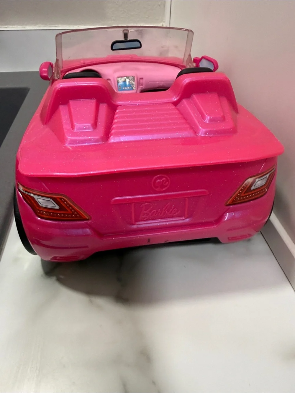 Mattel Barbie Glam convertible toy car